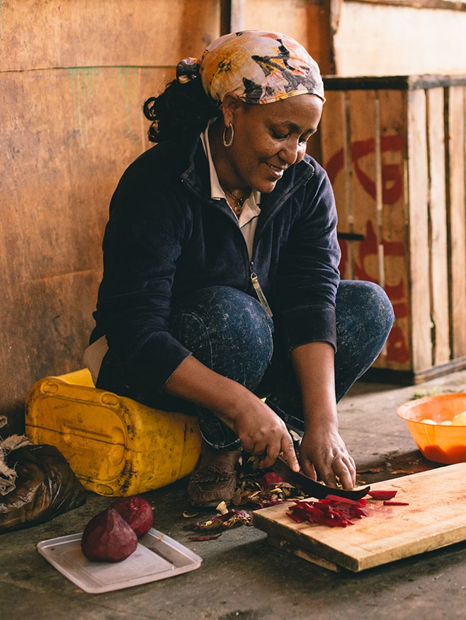 Humanitarian aid benefits the women in Convoy's programs.